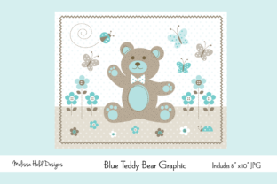 Download Blue Teddy Bear Graphic - Premium Resources