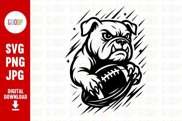 Download Bulldog Football Mascot Png - Dog Collection