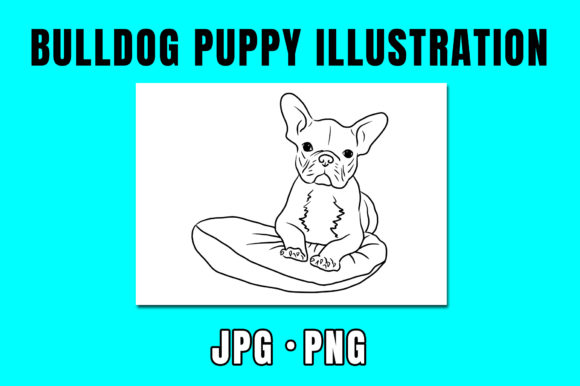 Download Bulldog Puppy - Dog Line Art Drawing - Dog Collection