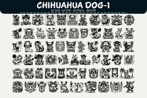 Download Chihuahua Dog Vector Clipart – 65 Design - Dog Collection