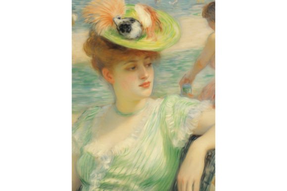 Download Impressionism Lady Portrait Art Print - Impression Collection