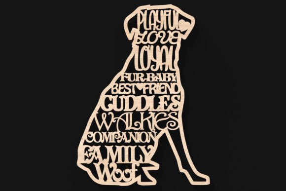Download Dog Words Sign Svg Laser Cut Files - Dog Collection
